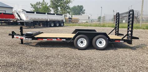 12 dual axle skid steer trailer mn|mn skid steer trailers.